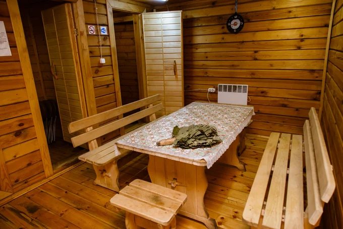 Русская баня на дровах