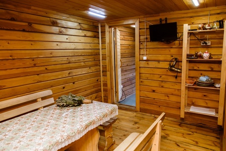 Русская баня на дровах