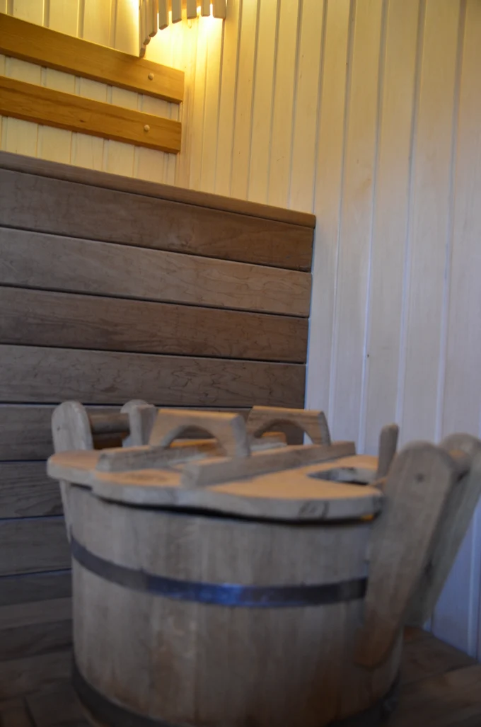 Русская баня на дровах